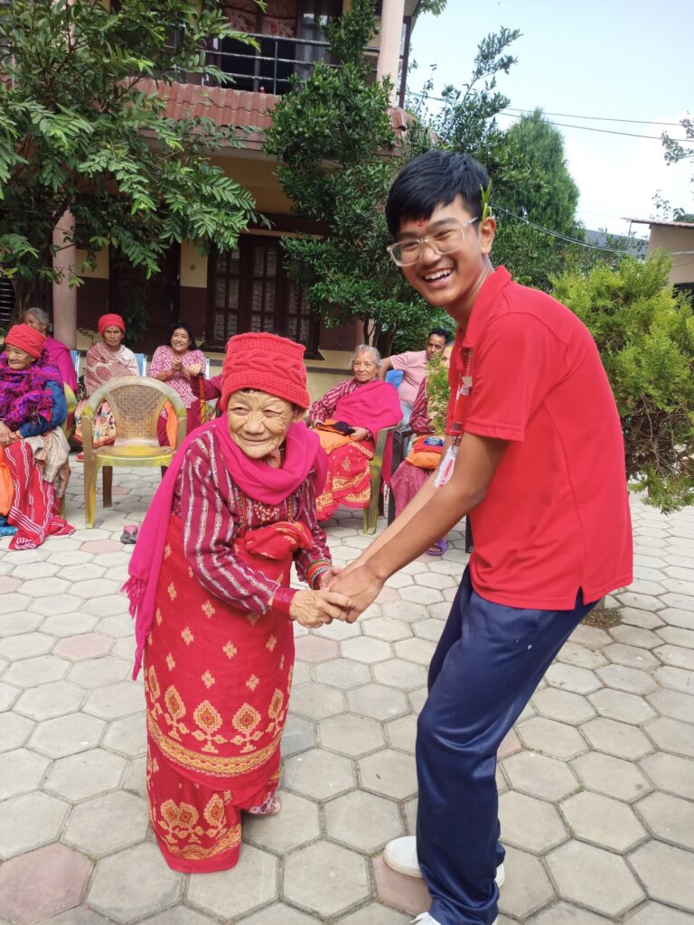 Visit To An Old Age Home 