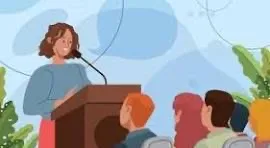 Winning the public speaking competition